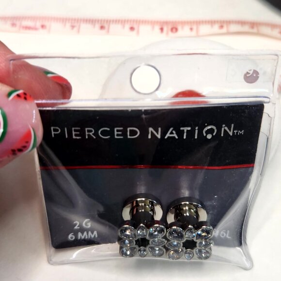 Pierced Nation 2g (6mm) Gauges; Tunnels - Picture 2 of 2
